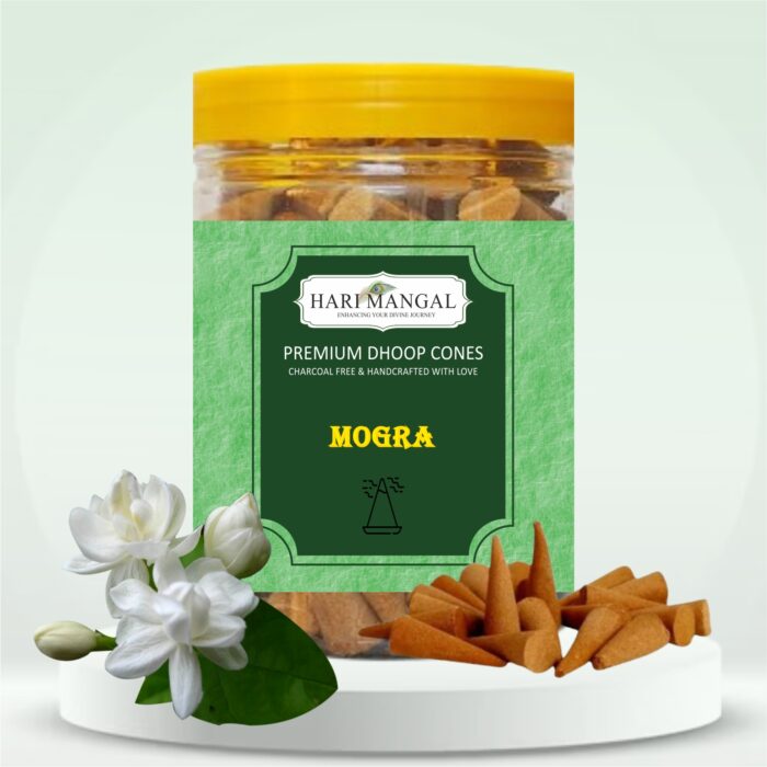 Hari Mangal Dhoop Cones for pooja (70 pcs) - Mogra