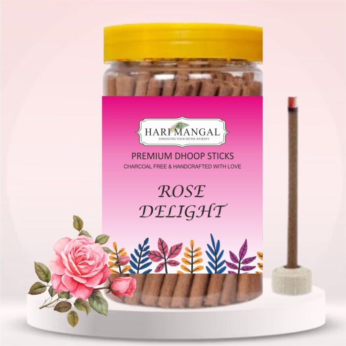 Hari Mangal Dhoop Sticks for pooja (40pcs) - Rose Delight