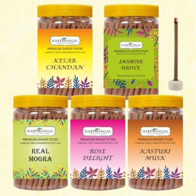 Hari Mangal Bambooless Dhoop Sticks for pooja (40pc X 5) - Pack of 5